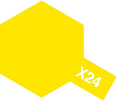 Tamiya Acrylic Mini X-24 Clear Yellow (81524-A00)