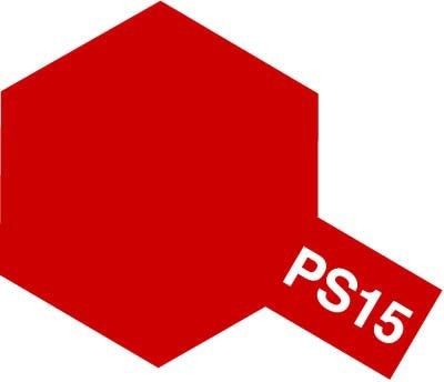 Tamiya PS-15 Metallic Red Polycarbonate Spray Paint (86015)
