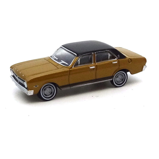 Cooee 1968 Ford XR Falcon GT – GT Gold with black vinyl roof (1:87 HO)