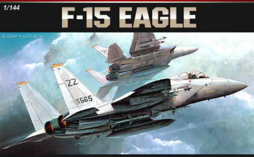 Academy 1/144 F-15C Eagle Plastic Model Kit [12609]