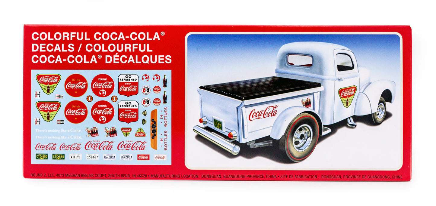 AMT 1/25 1940 Willys Pickup Gasser (Coca-Cola) Plastic Model Kit (1145M)