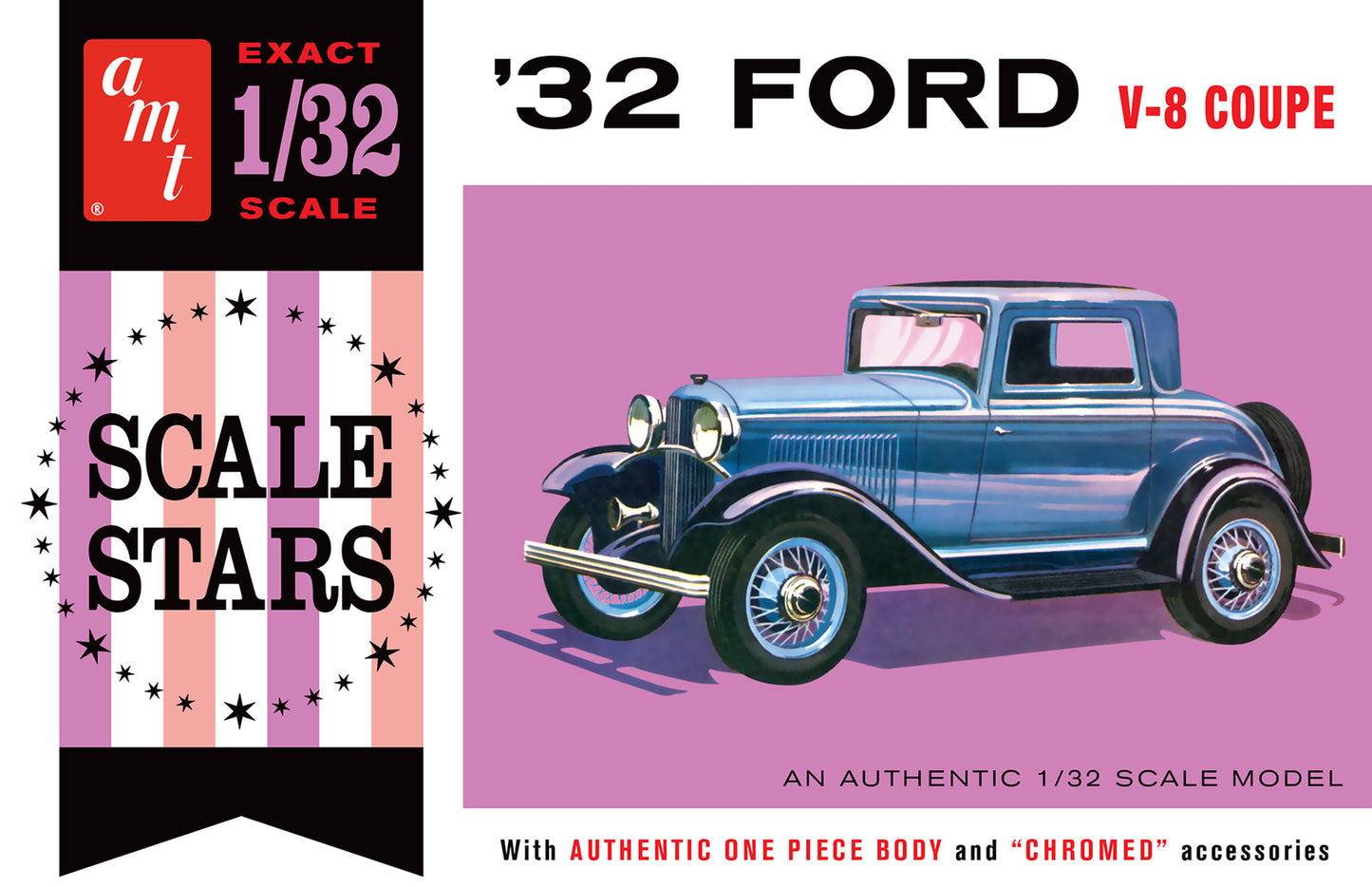 AMT 1/32 1932 Ford Scale Stars Plastic Model Kit (1181)