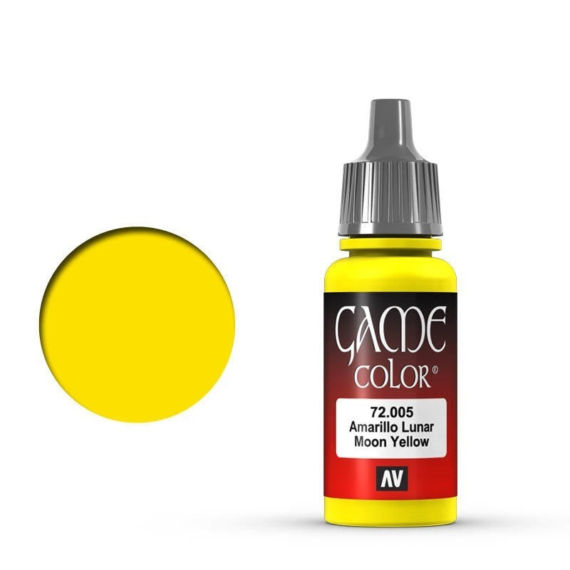 Vallejo Game Colour Moon Yellow 17ml Acrylic Paint (72005)