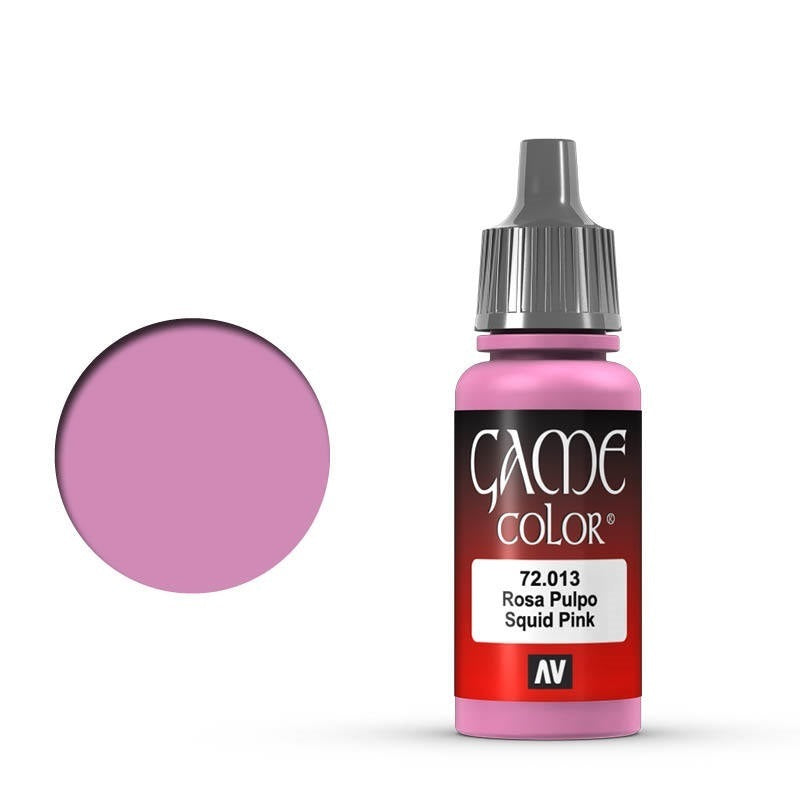 Vallejo Game Colour Squid Pink 17ml Acrylic Paint (72013)