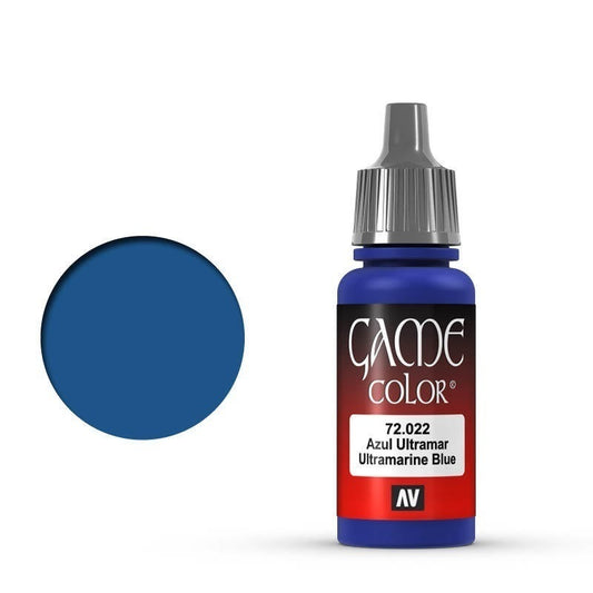 Vallejo Game Colour Ultramarine Blue 17ml Acrylic Paint (72022)