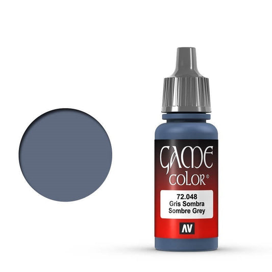 Vallejo Game Colour Sombre Grey 17ml Acrylic Paint (72048)