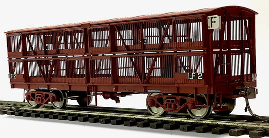 Ixion: HO Scale Victorian Railways LF Sheep Wagon Single Pack LF28