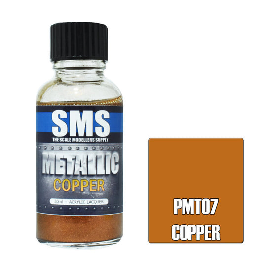 Scale Modellers Supply PMT07: Metallic COPPER 30ml