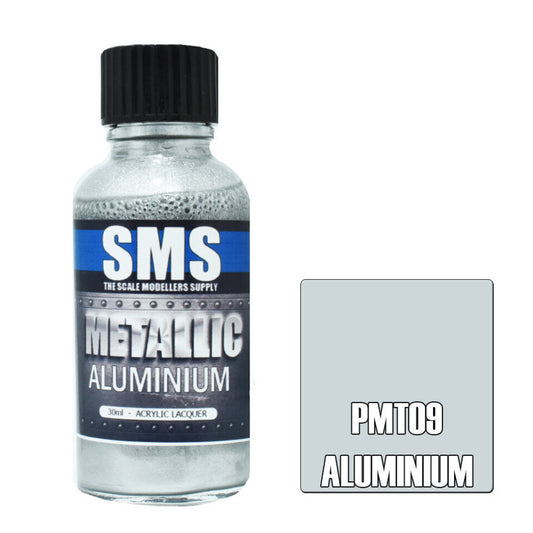Scale Modellers Supply PMT09: Metallic ALUMINIUM 30ml