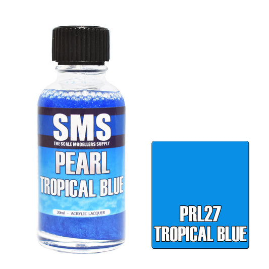 Scale Modellers Supply PRL27: Pearl TROPICAL BLUE 30ml