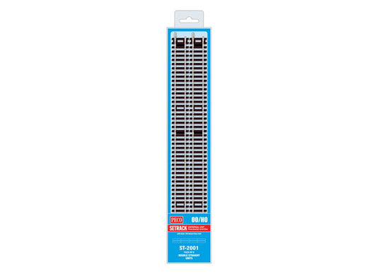 Peco ST-2001: Double Straight, 335mm length (pack of 8)