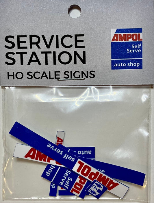 Train Girl Aussie Advertising "Service Station" 6 Pack (HO)