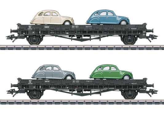 Marklin 46408: Auto Transport Car Set (H0, SNCF, Epoch 3)