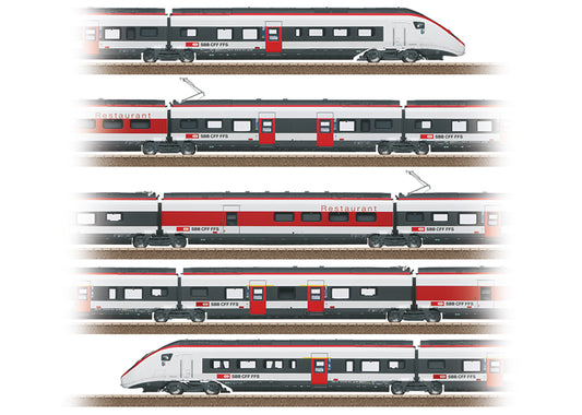 Trix 25810: Class RABe 501 Giruno High-Speed Rail Car Train