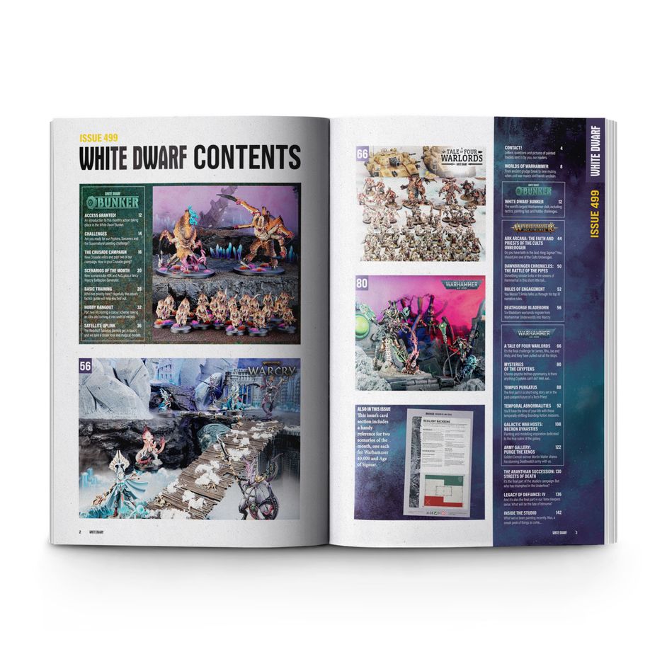 Games Workshop White Dwarf Magazine Issue 499 (April 2024)