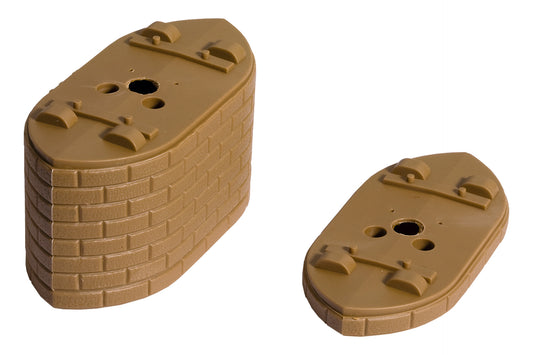 Noch 21410: Pontoon Piers 5 pieces, each 0,5 cm high (H0)