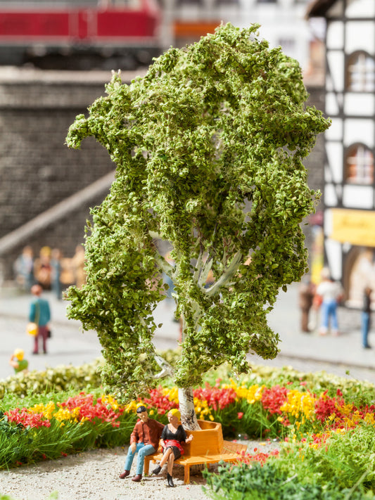 Noch 21642: Tree with Circular Bench 11,5 cm high (H0)