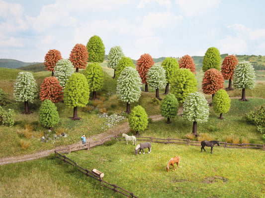 Noch 26806: Spring Trees 25 pieces, 5 - 9 cm high (H0,TT)