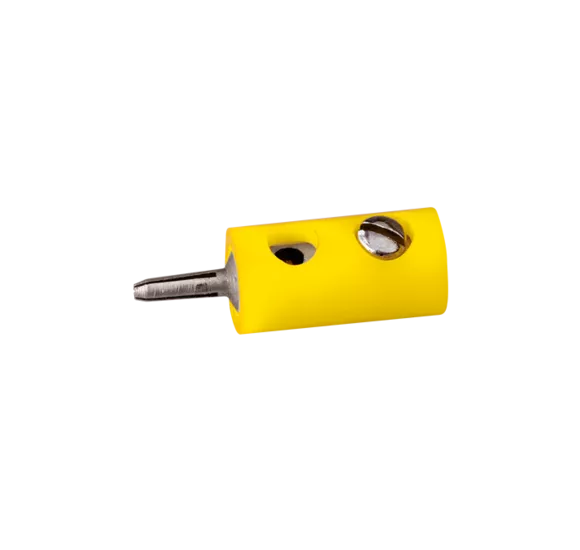 Brawa 3051: Pin Connector, ? 2.5 mm, yellow