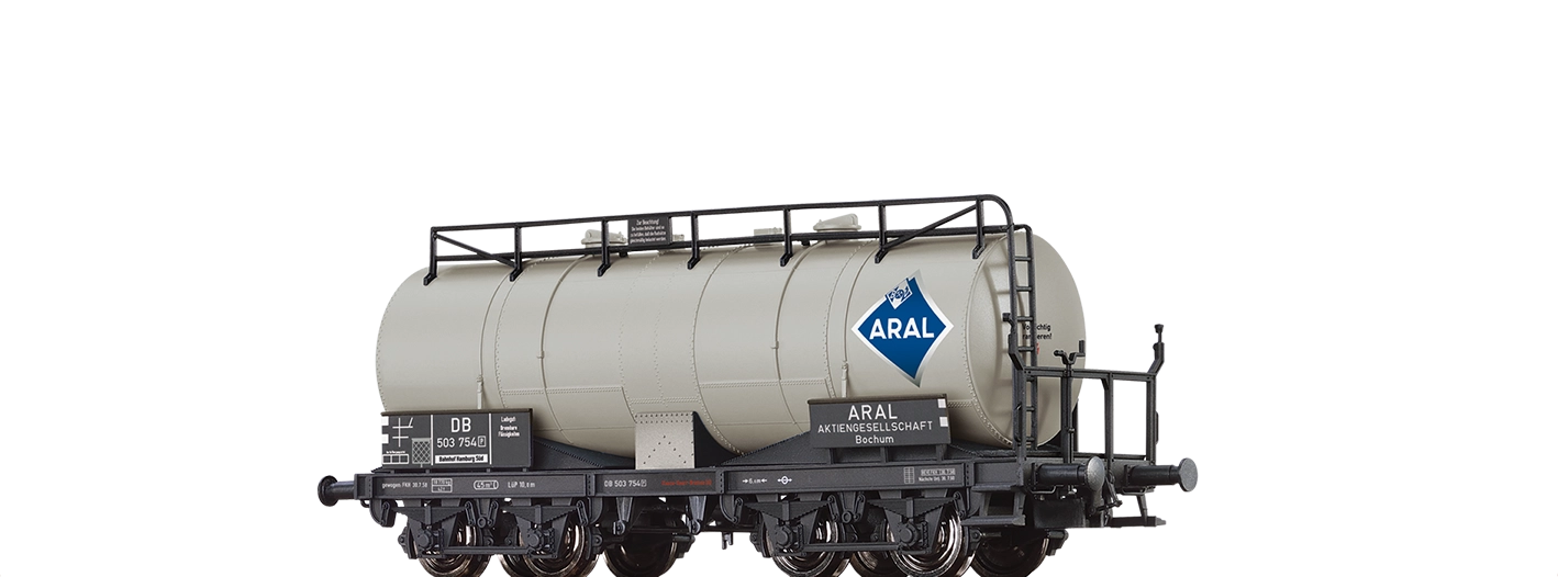 Brawa 48511: H0 Tank Car 4-axle ZZ [P] "Aral" DB