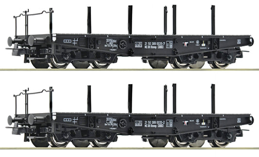 Roco 6600031: 2-piece set: Heavy-duty wagons, DR
