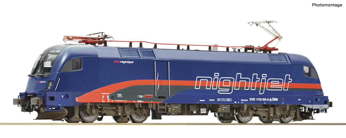 Roco 70496: Electric locomotive 1216 012-5 Nightjet , ÖBB