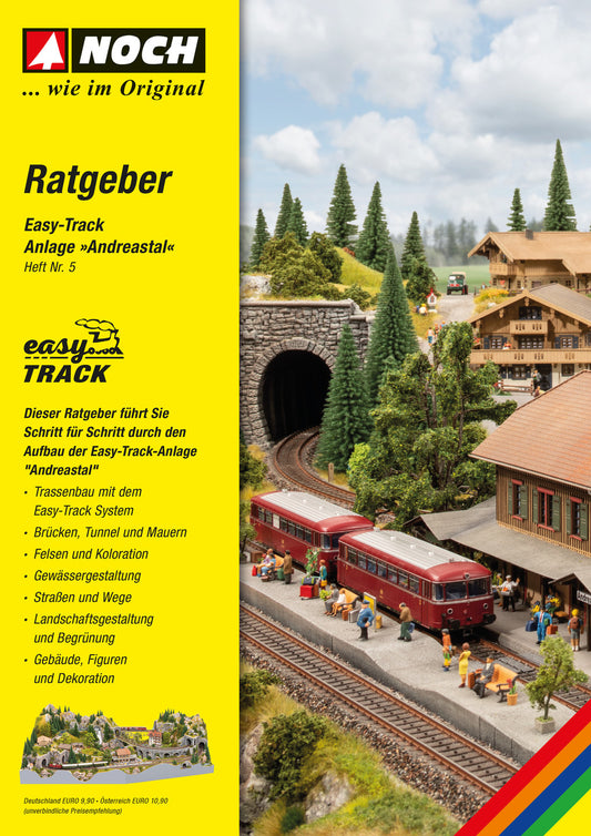 Noch 71903: Guidebook Easy-Track "Andreastal" English, 120 pages (G,1,0,H0,H0M,H0E,TT,N,Z)