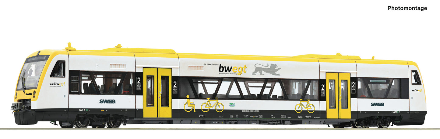 Roco 7720006: Diesel railcar class 650, SWEG